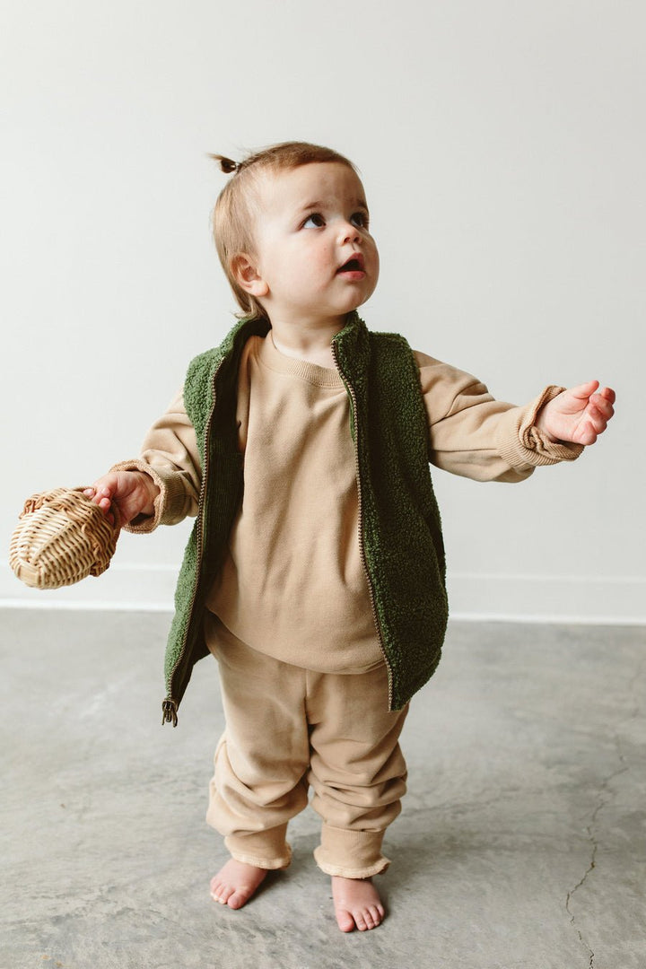 Kids' Organic Cotton French Terry Sweatsuit Set - Echo Market