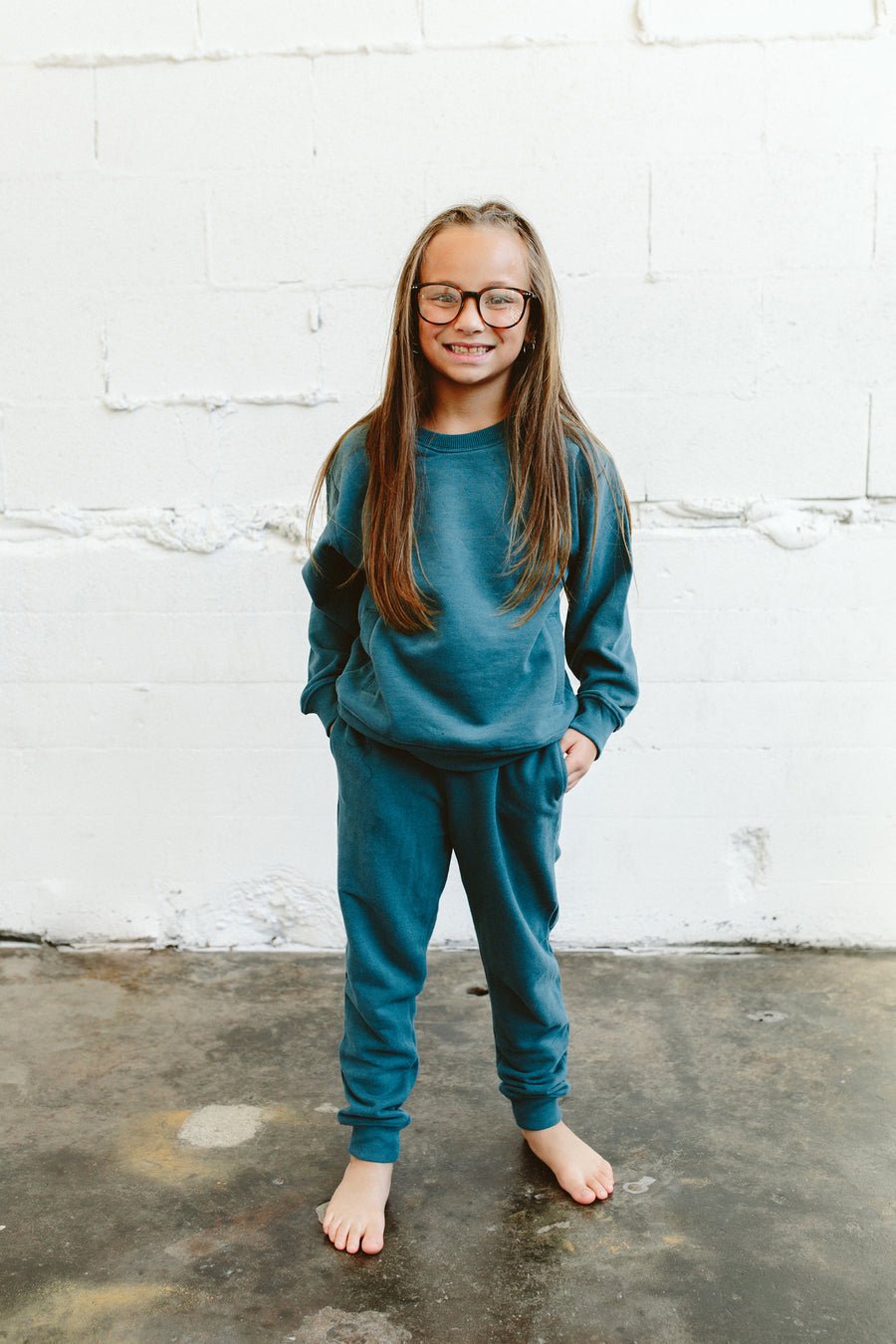 Kids' Organic Cotton French Terry Sweatsuit Set - Echo Market