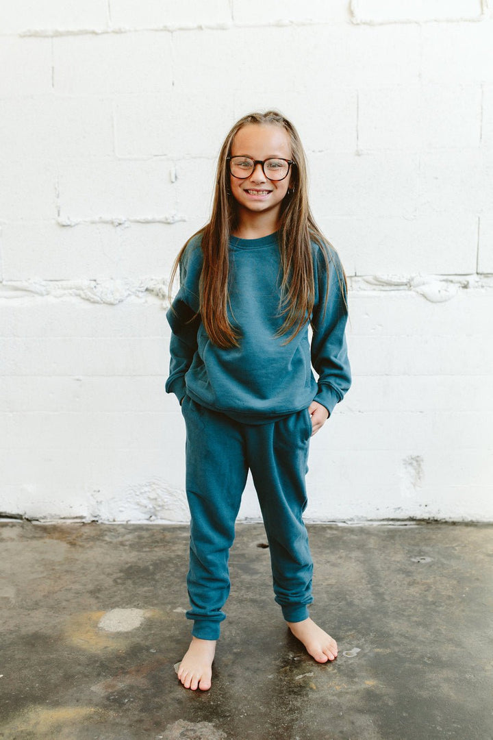 Kids' Organic Cotton French Terry Sweatsuit Set - Echo Market