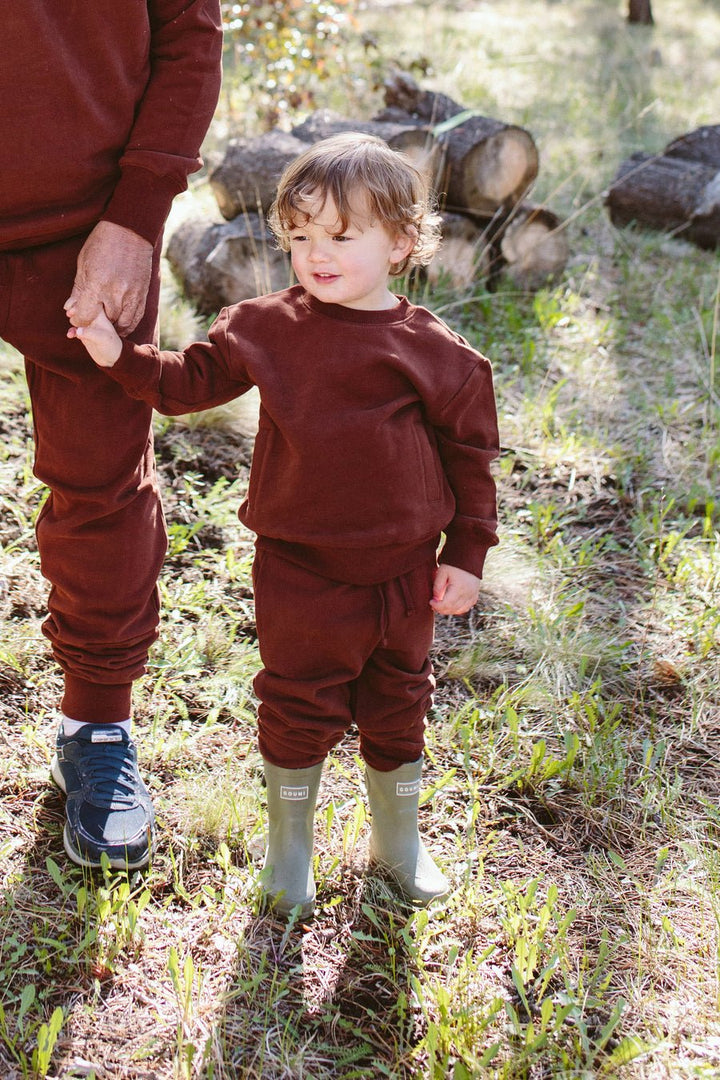 Kids' Organic Cotton French Terry Sweatsuit Set - Echo Market