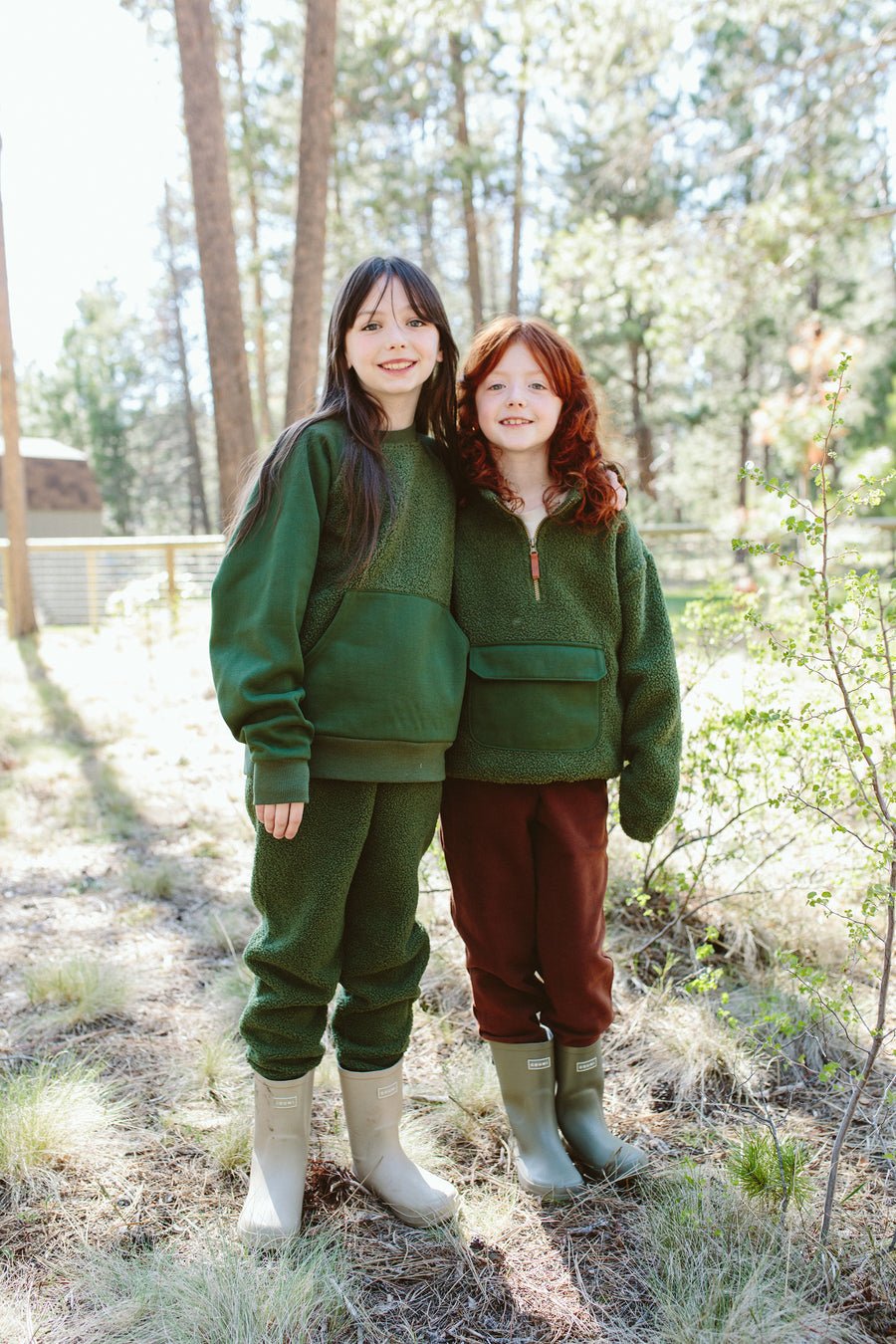 Kids' Sherpa Zip Pullover - Echo Market