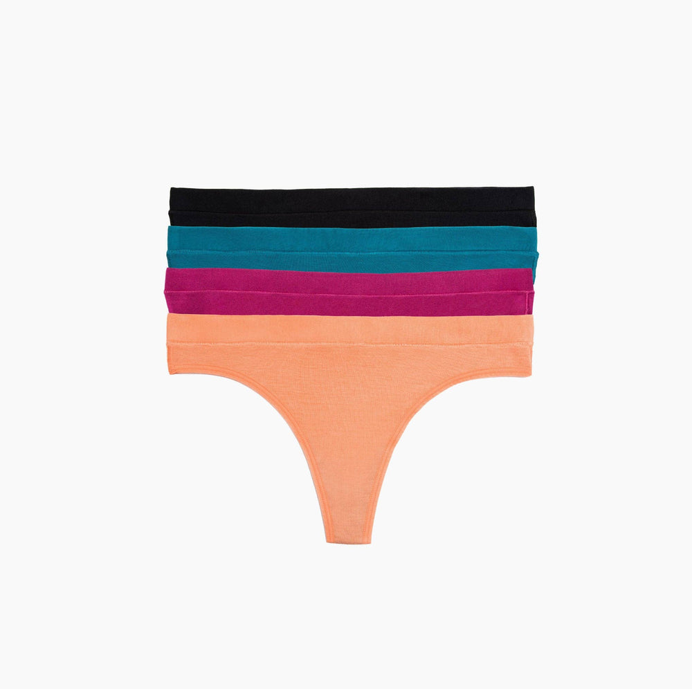 Leakproof Comfort Thong: Tropical Papaya / XL - Echo Market