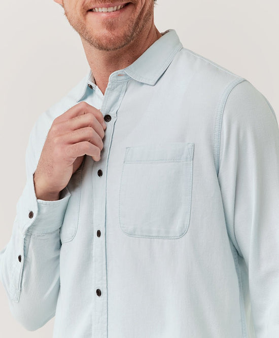 Light Wash Chambray Ranch Button Up - Echo Market