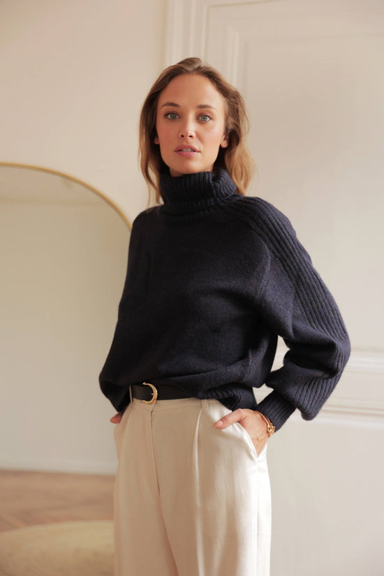 Mary sweater: Navy / XL - Echo Market