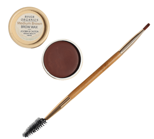 Medium Brown Eyebrow Wax: Add Brow Brush - Echo Market
