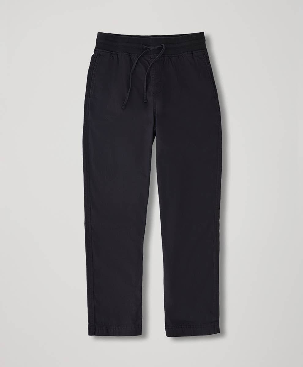 Men’s Boulevard Brushed Twill Pant: Black / Large - Echo Market