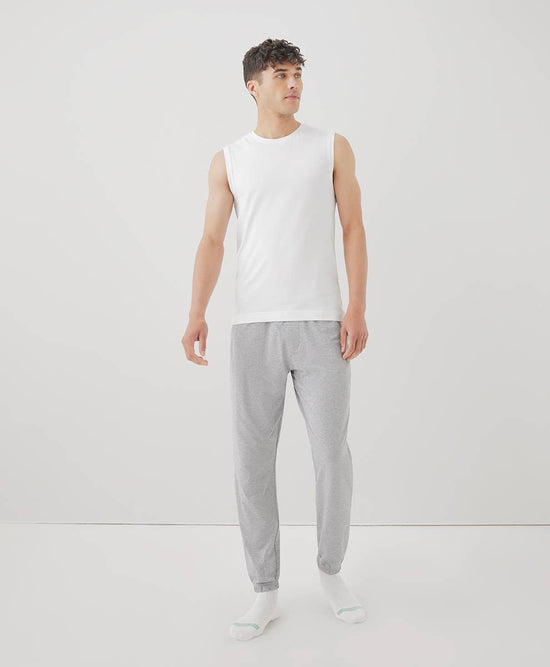 Men’s Cool Stretch Sleep Pant: Heather Grey / Large - Echo Market