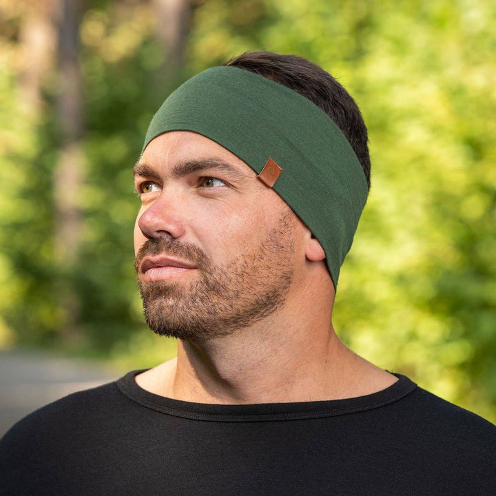 Men's Lightweight Merino Wool Headband - Echo Market