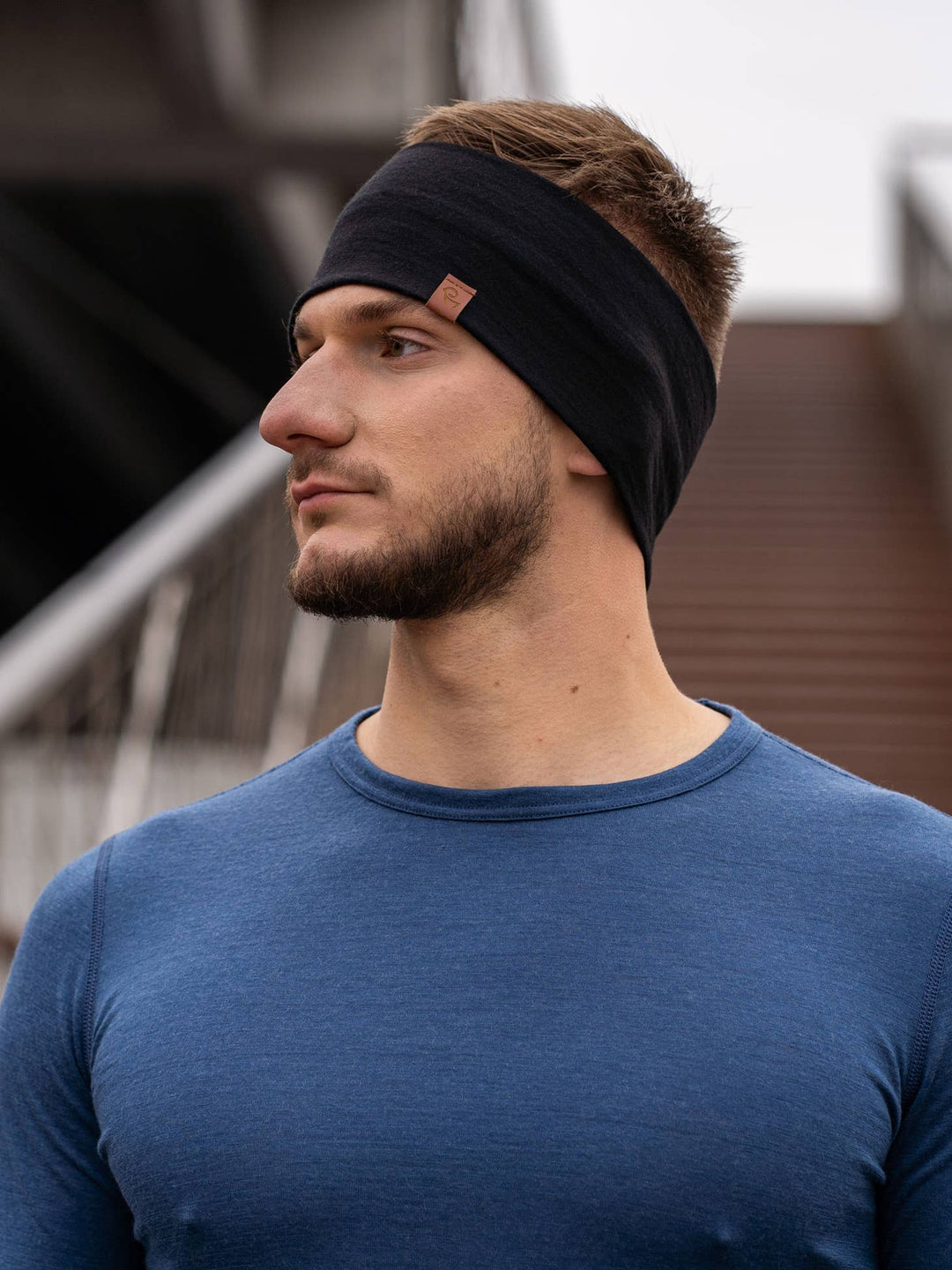 Men's Lightweight Merino Wool Headband - Echo Market