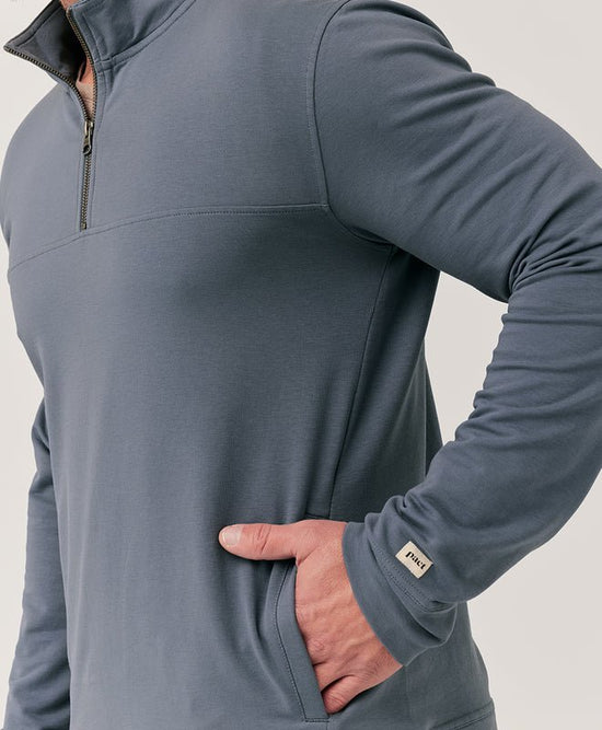 Load image into Gallery viewer, Men’s Stretch French Terry Quarter Zip - Echo Market
