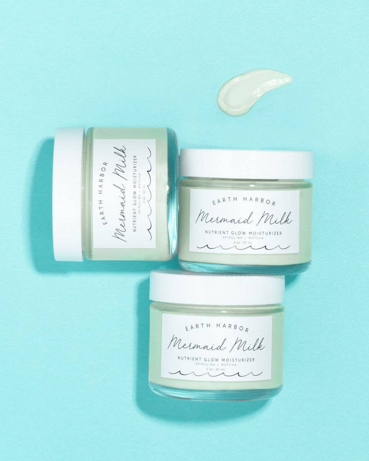 Mermaid Milk Superfood Moisturizer: Matcha & Spirulina - Echo Market