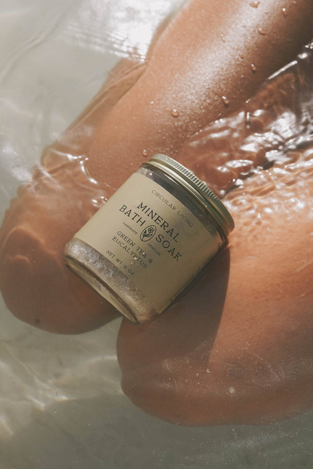 Mineral Bath Soak, Green Tea & Eucalyptus - Echo Market