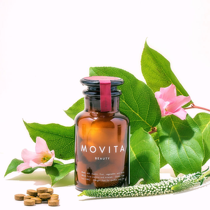 Movita Beauty Vitamin Bottle for Hair, Skin & Nails: 30 ct - Echo Market