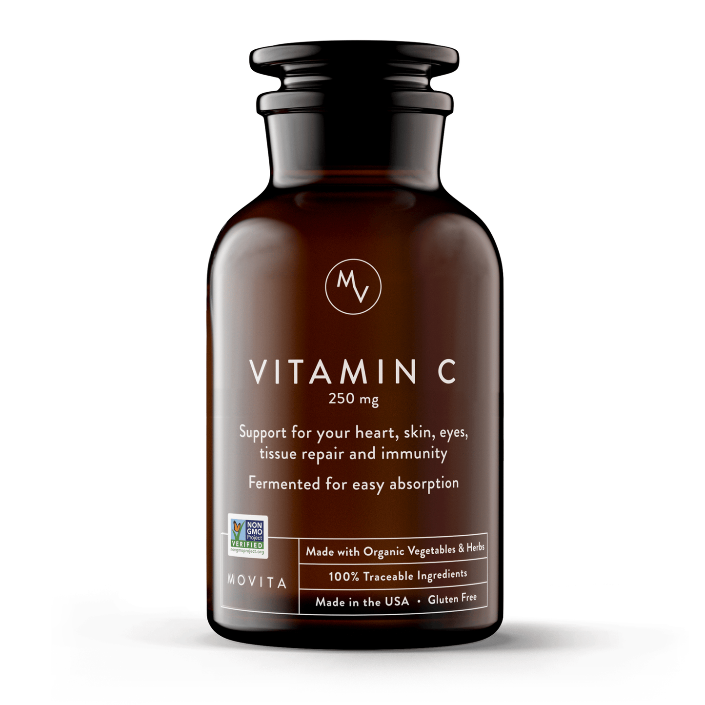 Movita Fermented Vitamin C Bottle: 30ct - Echo Market