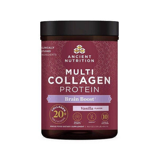 Multi Collagen Protein: Brain Boost - Vanilla - Echo Market