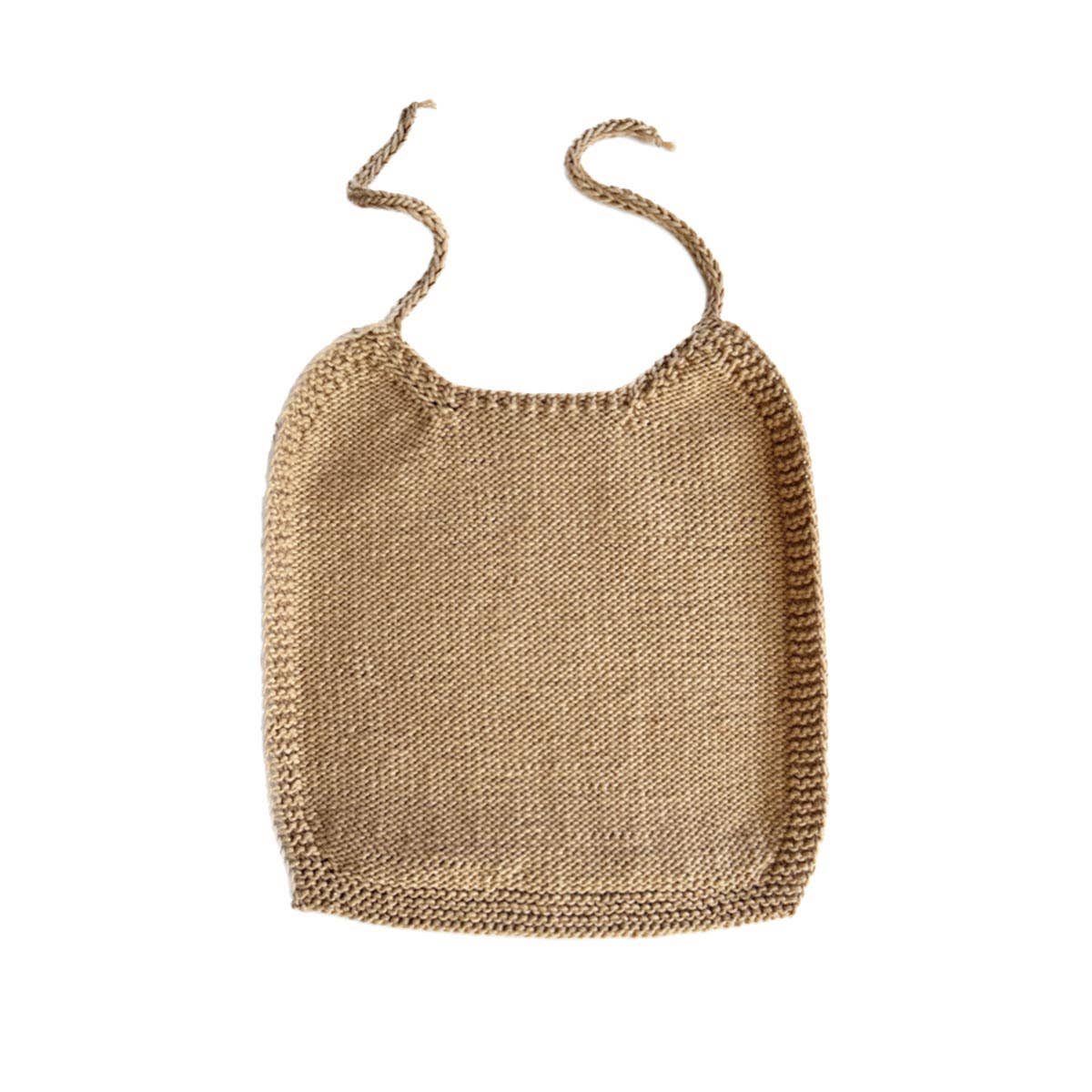 Organic Cotton Baby Bib - Peruvian Heirloom Tanguis Fiber - Echo Market
