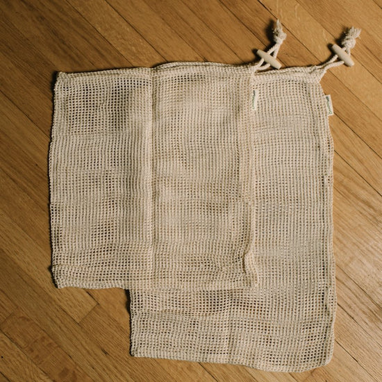 Organic Cotton Mesh Produce Bags | 2 Pack - Echo Market