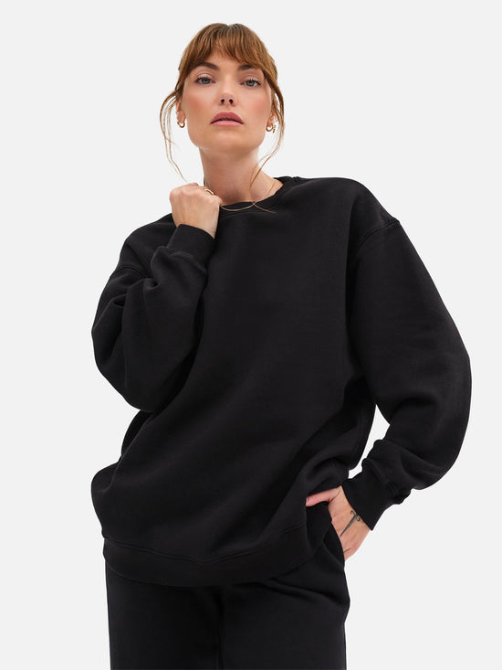 Organic Fleece Oversized Sweatshirt - Echo Market