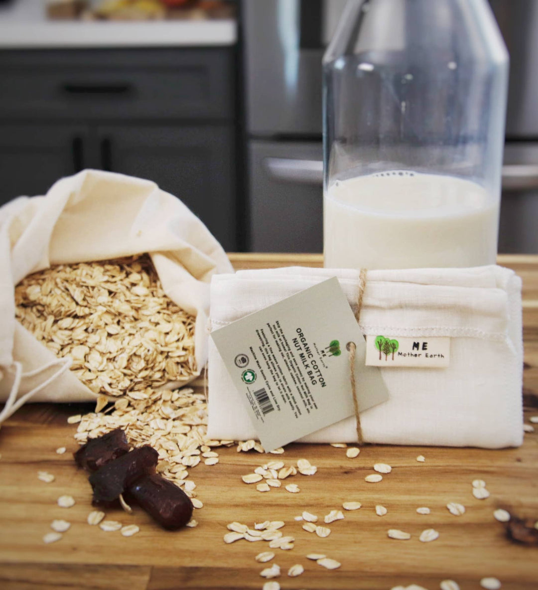 Organic Hemp Cotton Nut Milk Bag - Echo Market