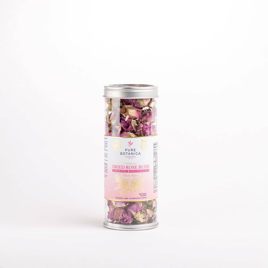 Organic Premium Dried Damask Rose Buds - Echo Market