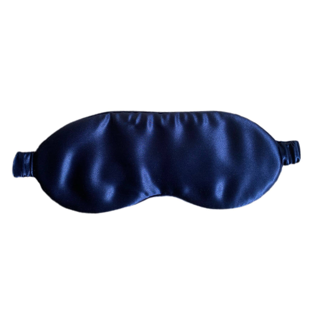 Organic Silk Sleep Eye Mask - Blue - Echo Market