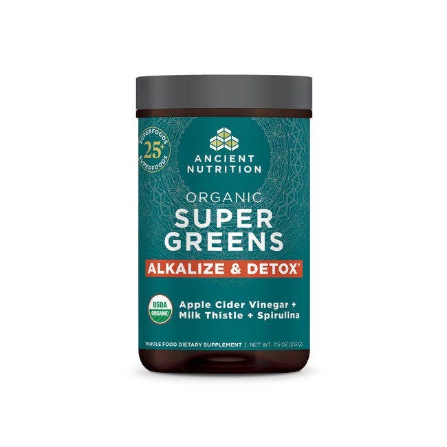 Load image into Gallery viewer, Organic Super Greens Powder: Alkalize &amp;amp; Detox - Echo Market
