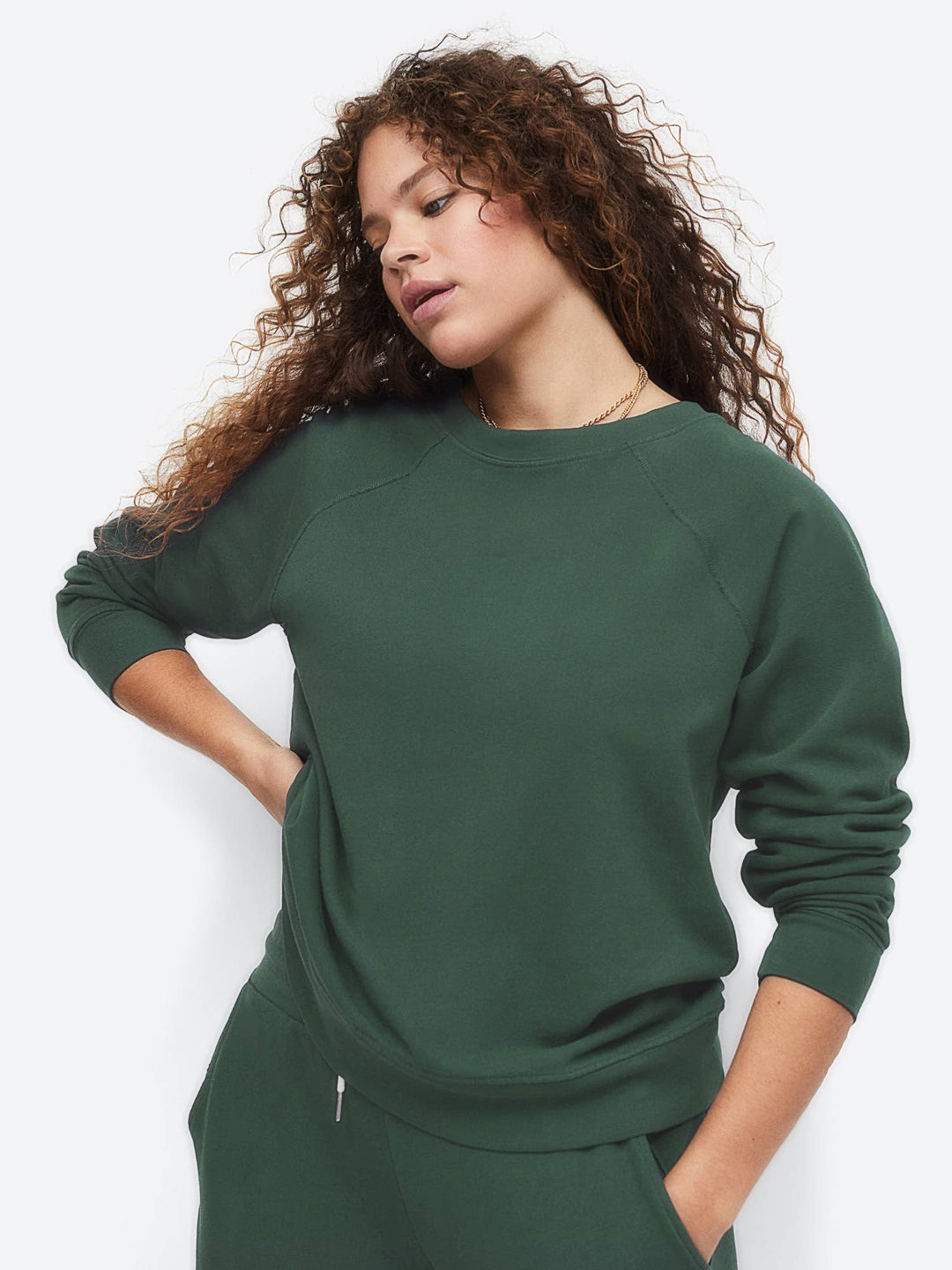 Organic Terry Raglan Sweatshirt - Echo Market