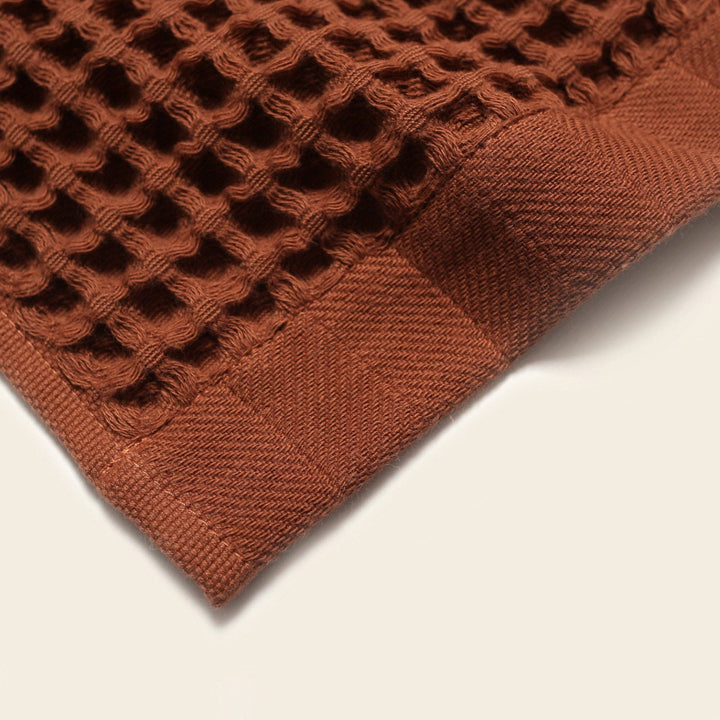 Organic Weightless Waffle Bath Towel: Ash / Individual - Echo Market