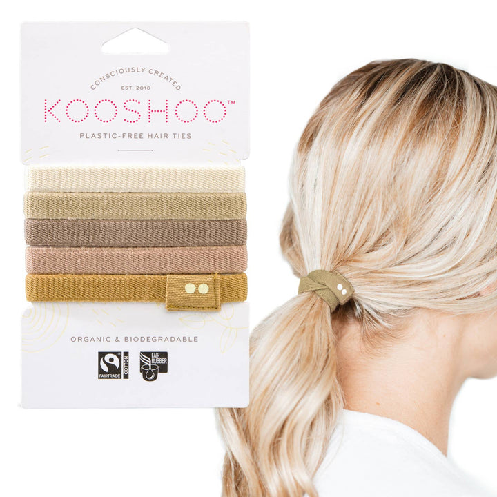 Plastic-free Biodegradable Hair Ties - Echo Market