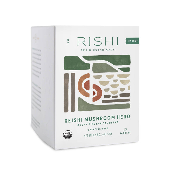 Reishi Mushroom Hero Organic Herbal Tea Sachets - Echo Market