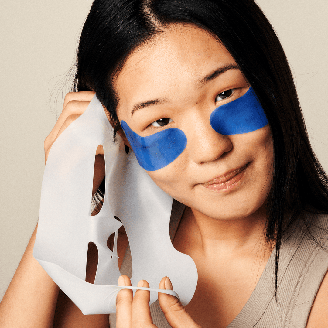 REUSABLE SILICONE SHEET MASK SET (FOR FACE + EYES) - Echo Market