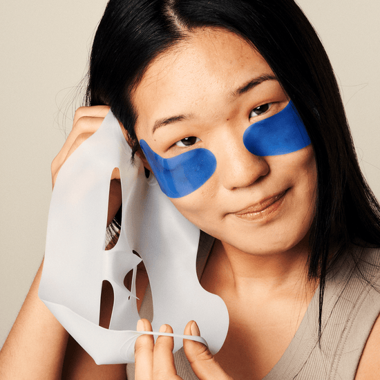 Load image into Gallery viewer, REUSABLE SILICONE SHEET MASK SET (FOR FACE + EYES) - Echo Market
