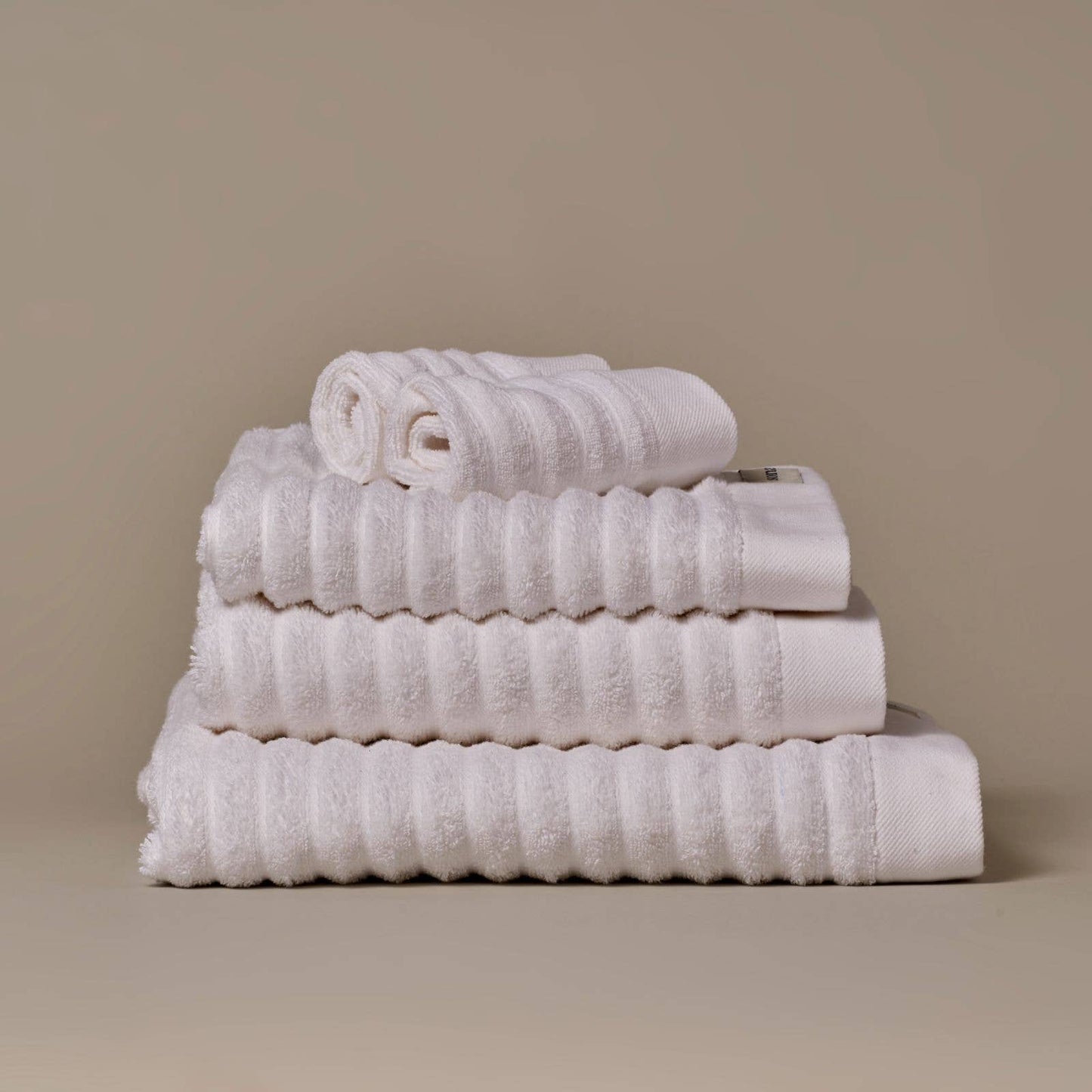 Load image into Gallery viewer, Ribbed Organic Cotton Bath Towels &amp;amp; Face Cloths - Echo Market
