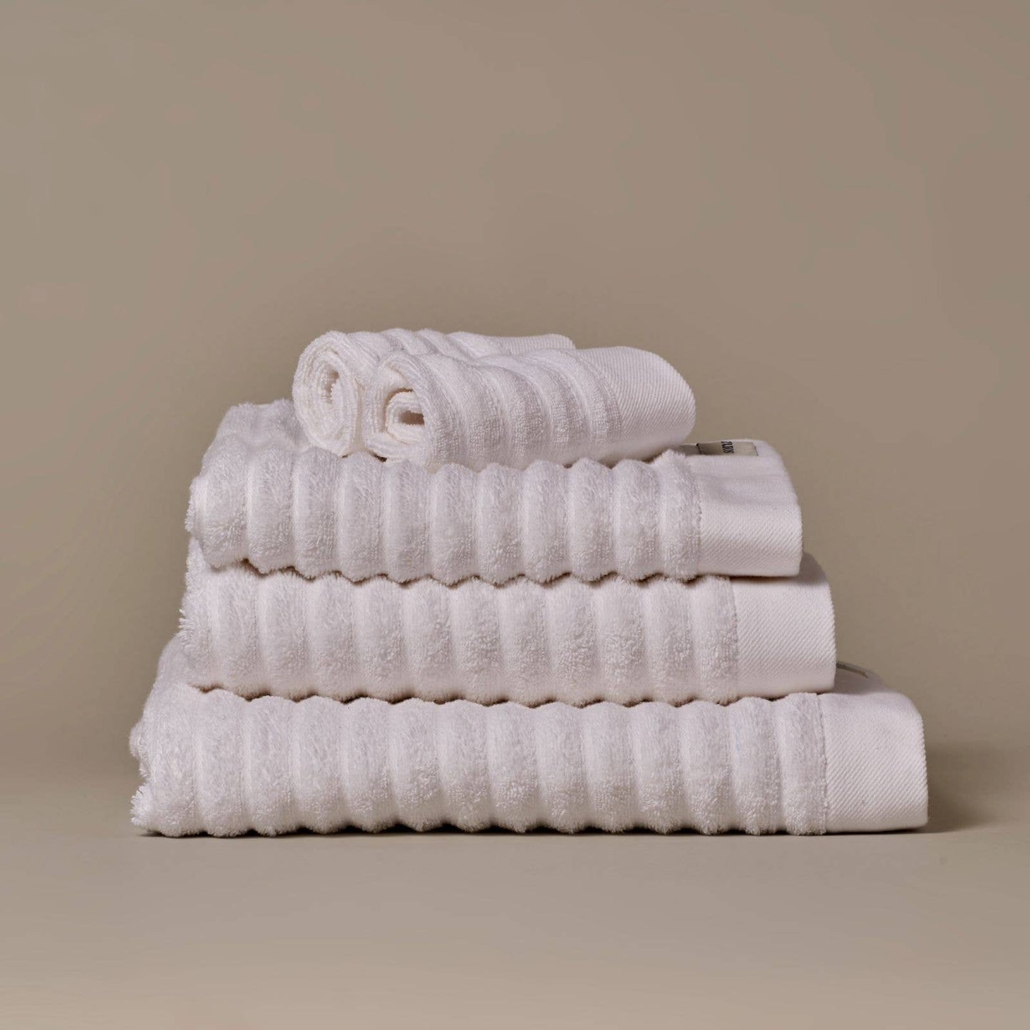Ribbed Organic Cotton Bath Towels & Face Cloths - Echo Market