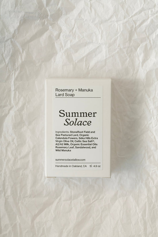 Load image into Gallery viewer, Rosemary and Manuka Pastured Lard Soap - Limited Edition - Echo Market
