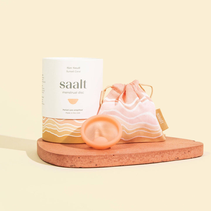 Saalt Menstrual Disc: Sunset Coral (Small) - Echo Market