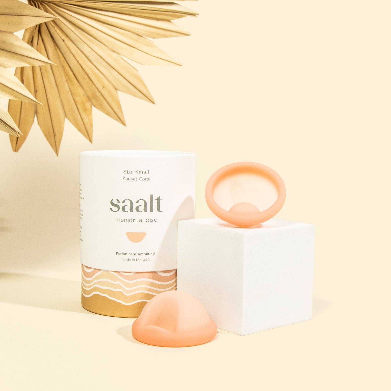 Saalt Menstrual Disc: Sunset Coral (Small) - Echo Market