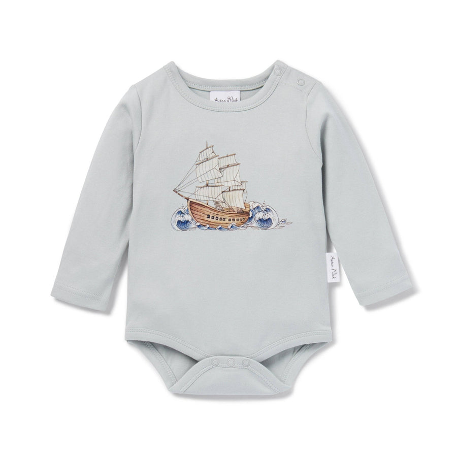 Ship Print Onesie - Echo Market