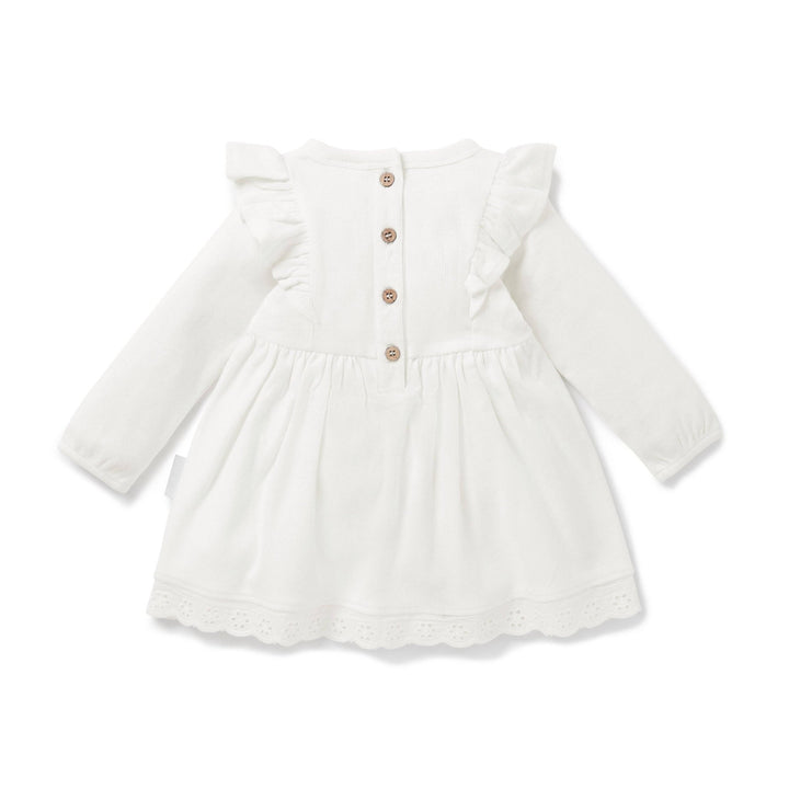 Snow Rib Ruffle Dress - Echo Market