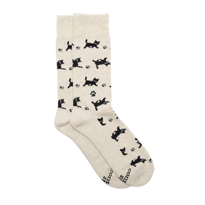 Socks that Save Cats | Beige Cats - Echo Market