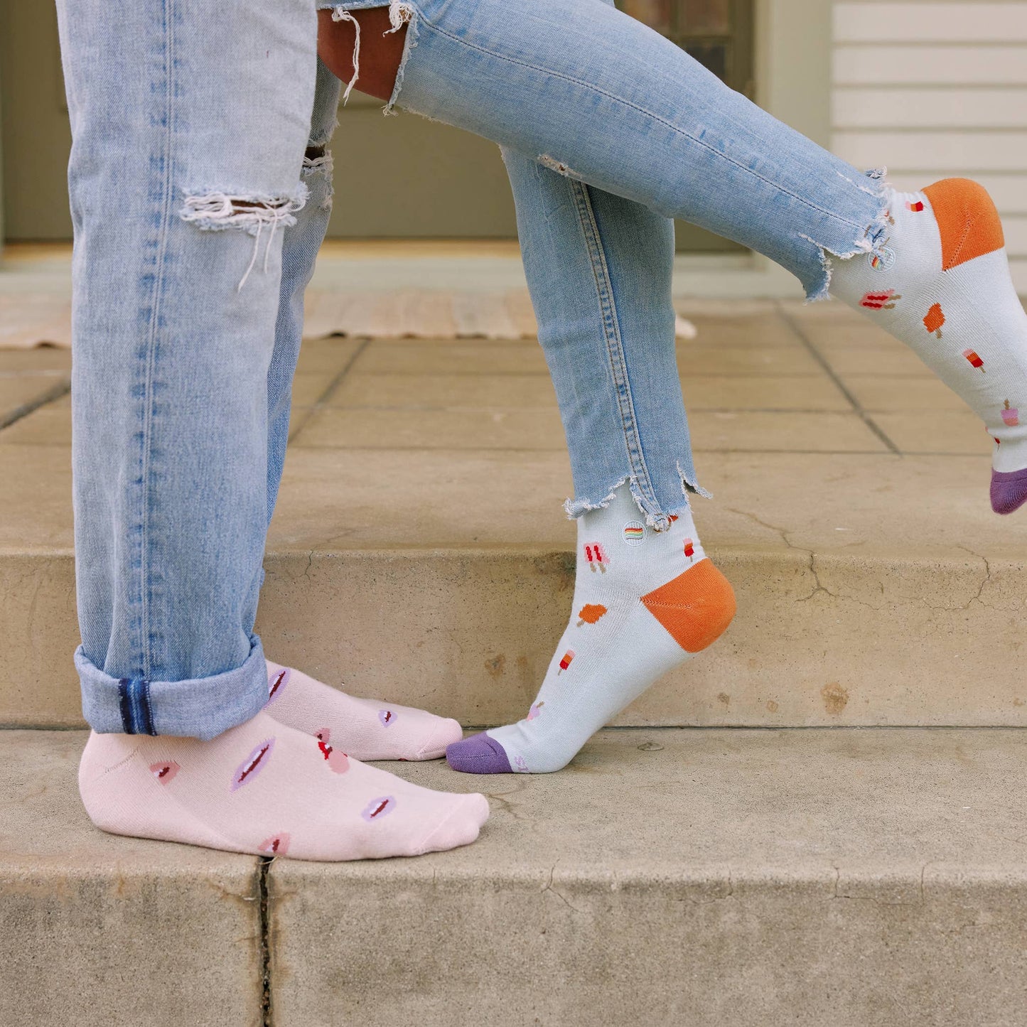 Socks that Save LGBTQ Lives | Pink Lips - Echo Market