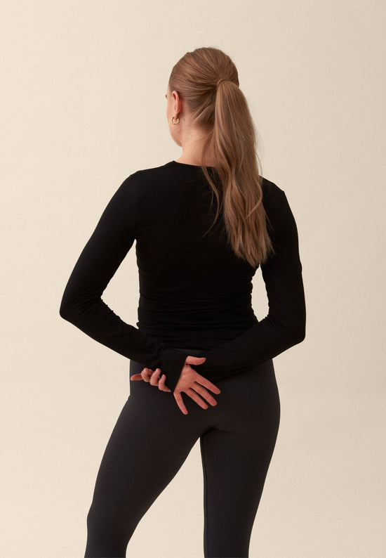 Load image into Gallery viewer, Soft Square Neck Long Sleeve Top - Echo Market
