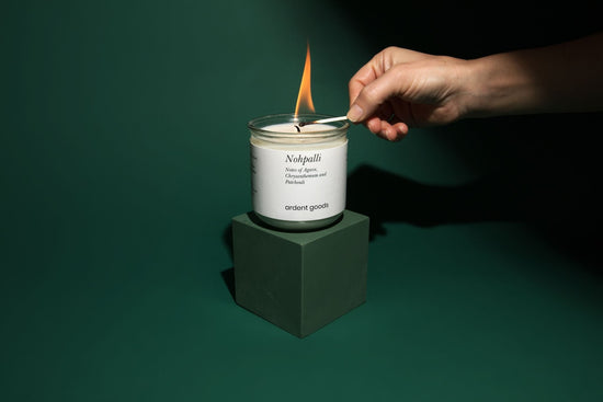 Soy Candle in Eco-Friendly Spanish Recycled Reusable Glass - Echo Market