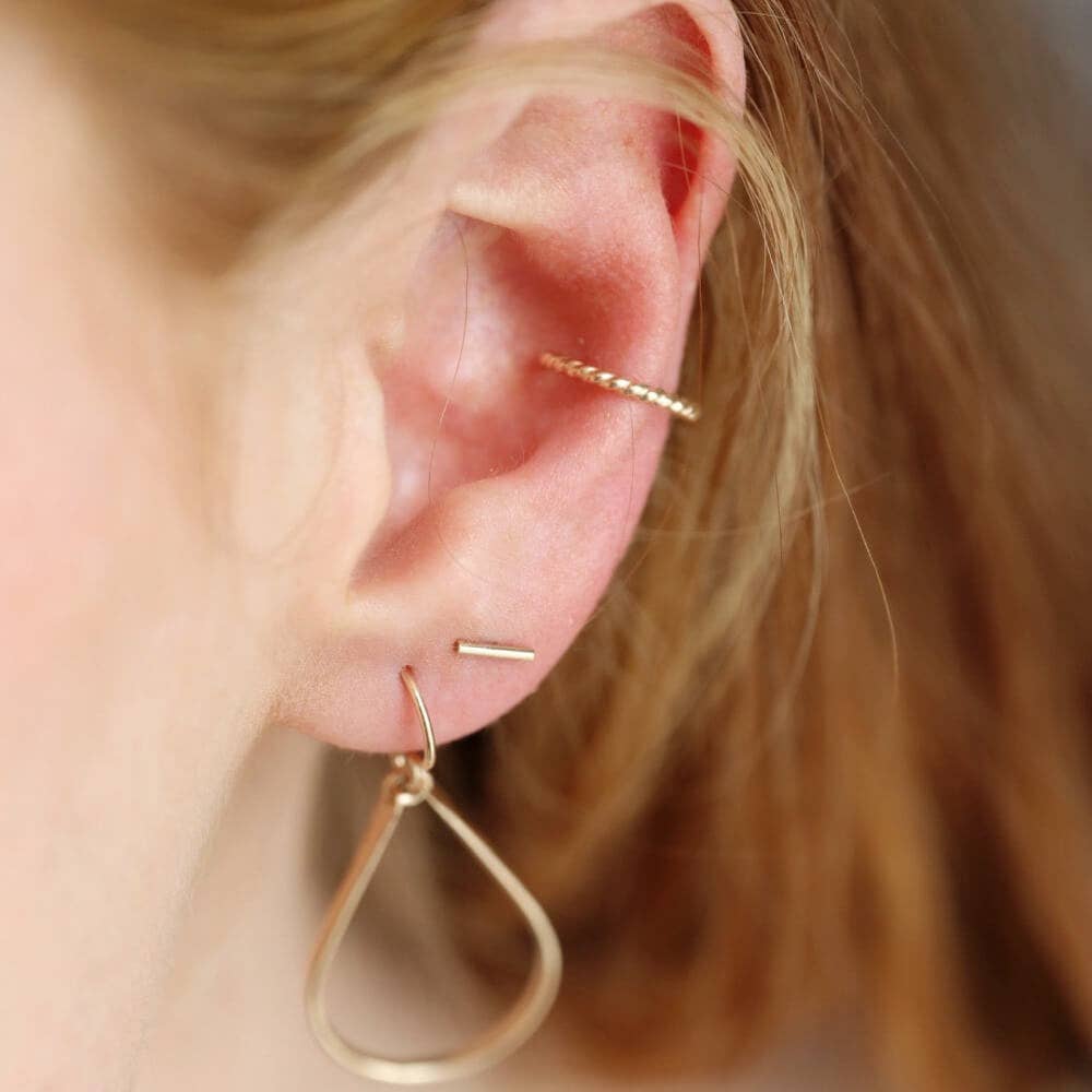 Spiral Ear Cuff: 14k Gold Fill - Echo Market