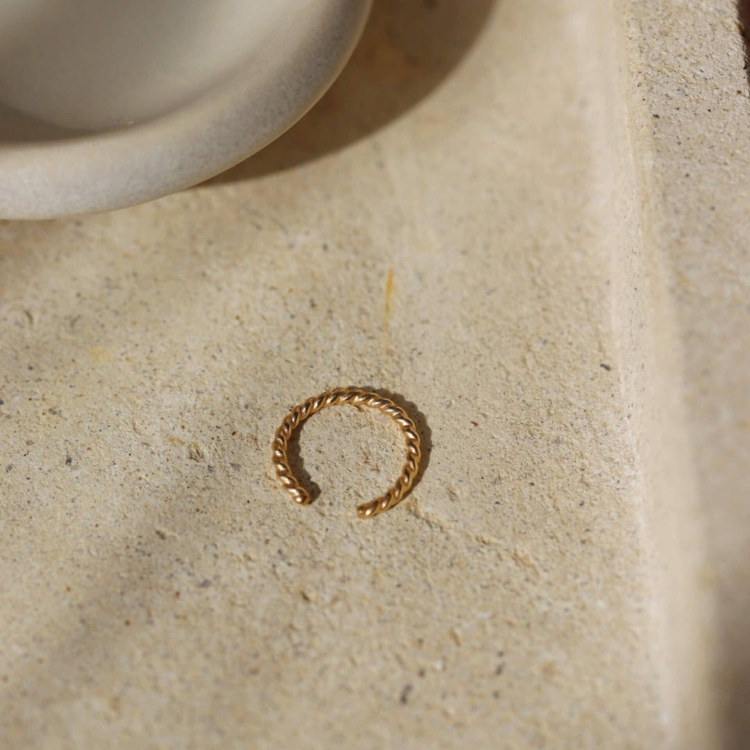 Spiral Ear Cuff: 14k Gold Fill - Echo Market