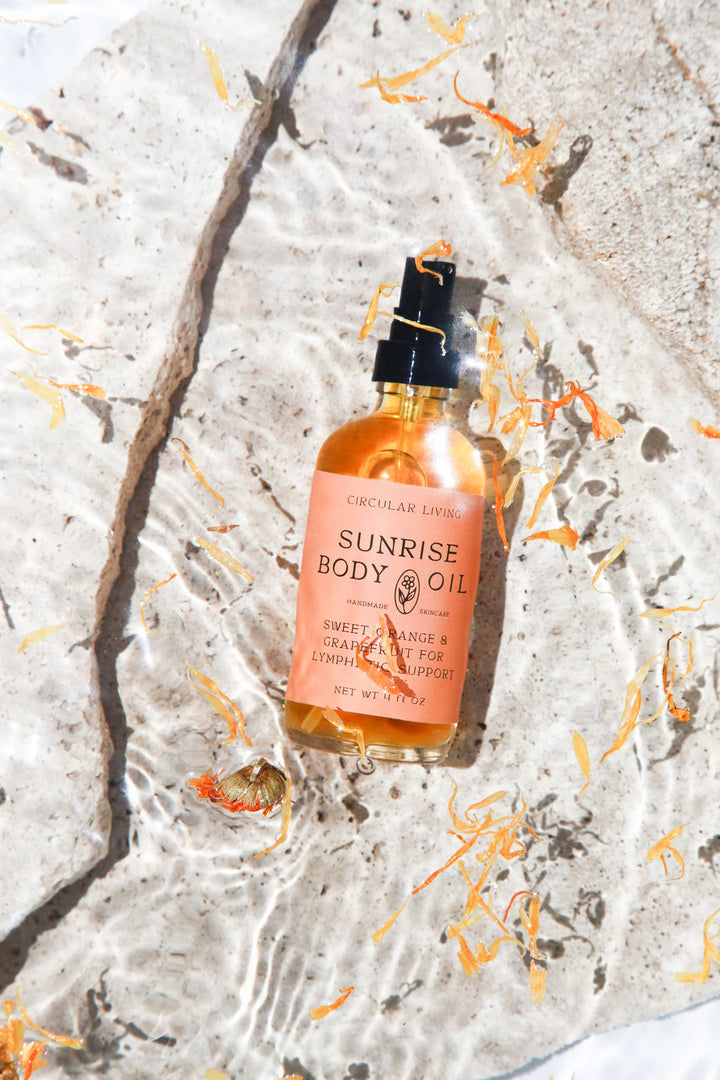 Sunrise Body Oil, Sweet Orange & Grapefruit - Echo Market