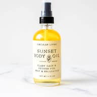 Sunset Body Oil, Clary Sage & Vetiver - Echo Market