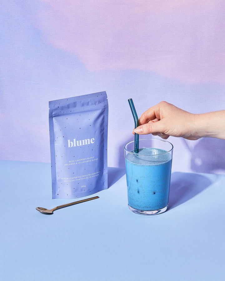 Superfood Latte Powder, Blue Lavender - Echo Market