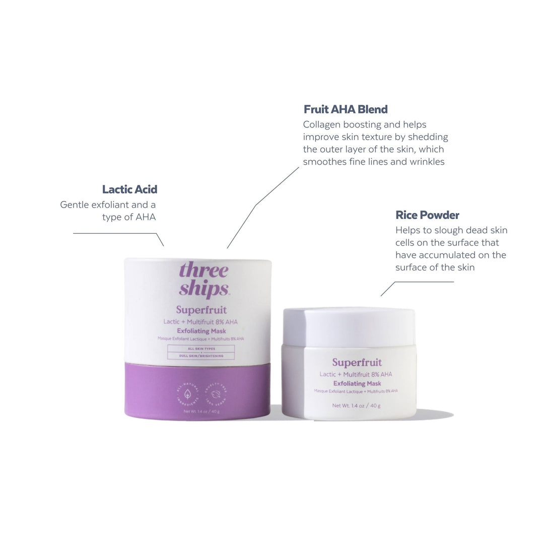 Superfruit Lactic + Multifruit 8% AHA Exfoliating Mask - Echo Market