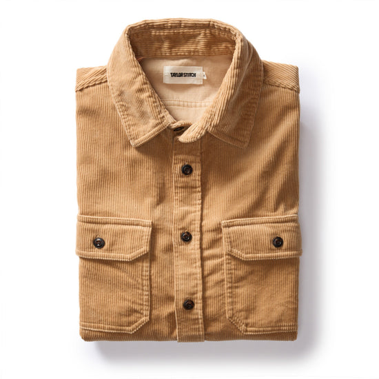 The Connor Shirt in Camel Cord - Echo Market